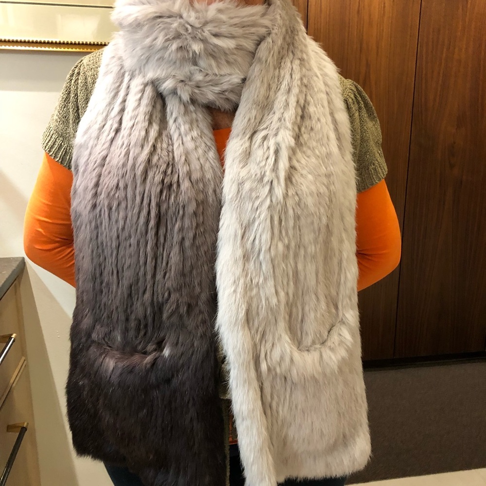 Faux fur scarf